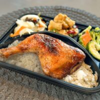 Ginger Salt Baked Chicken Bento